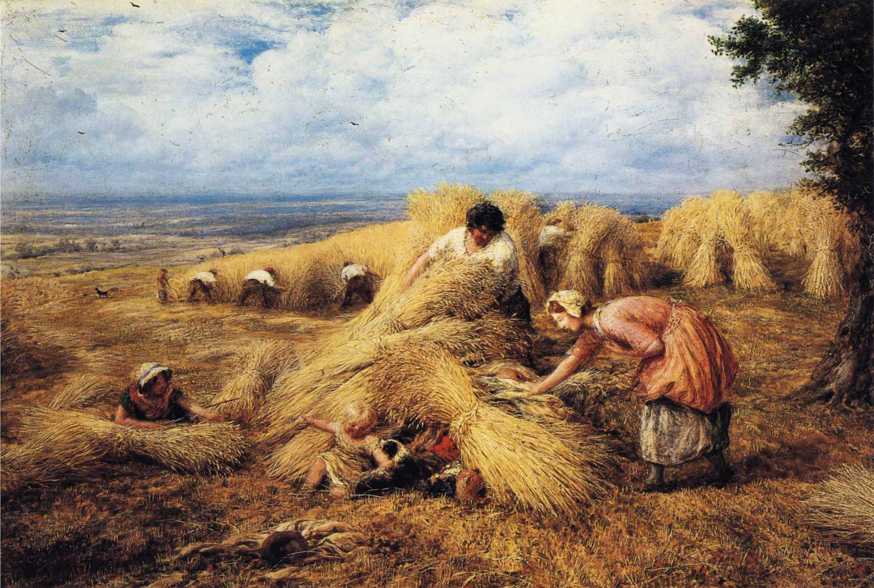 John LInnell. "The Harves Cradle" (1859)