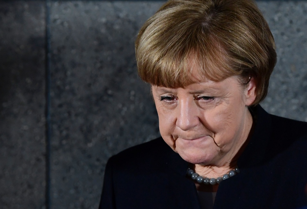 Angela Merkel 22. detsembril Saksa kriminaalpolitseis Berliini veoautorünnaku asjus seisukohta avaldamas. Foto: Tobias Schwarz, AFP/Scanpix