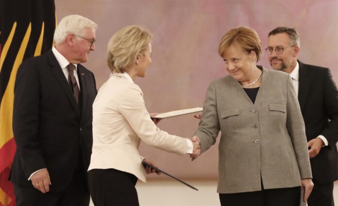 Angela Merkel's government dismissal ceremony in Berlin
