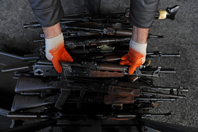 KOSOVO-WEAPONS-SEIZURE