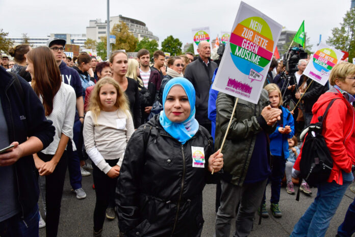 GERMANY-POLTICS-FARRIGHT-DEMONSTRATION