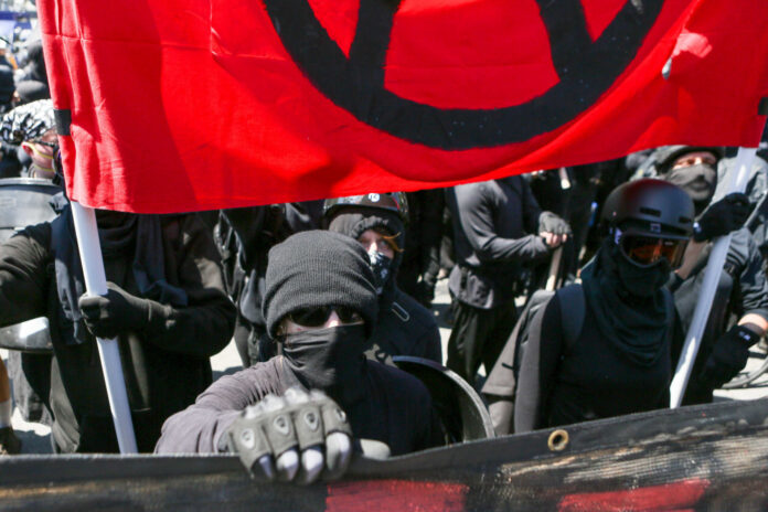 Right-wing group protest in San Francisco