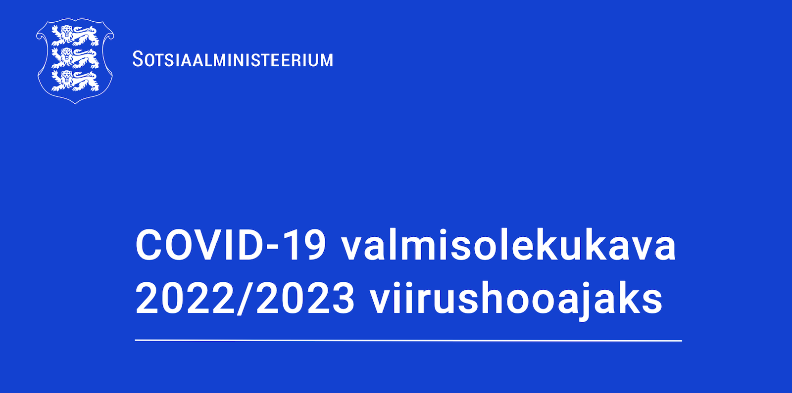 Riigikantselei Ja Sotsiaalministeerium Koostasid COVID-19 Valmisoleku ...