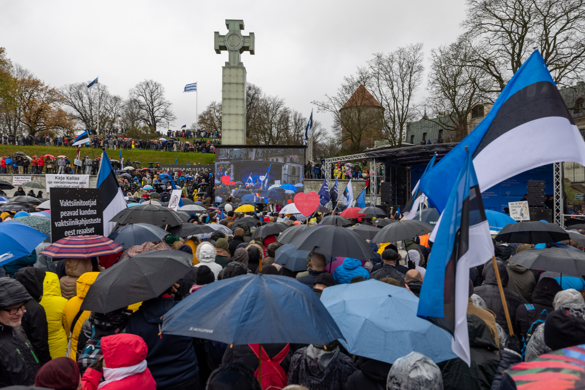 21 22 23 октября. Митинг в Таллине. Протест в Таллине. Митинг Эстония Таллин. День независимости Эстонии.