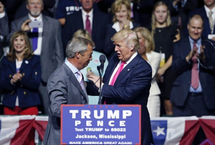 Donald Trump, Nigel Farage