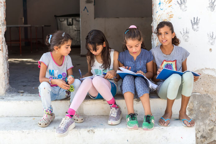 Refugee Camp Of Lagadikia ,greece