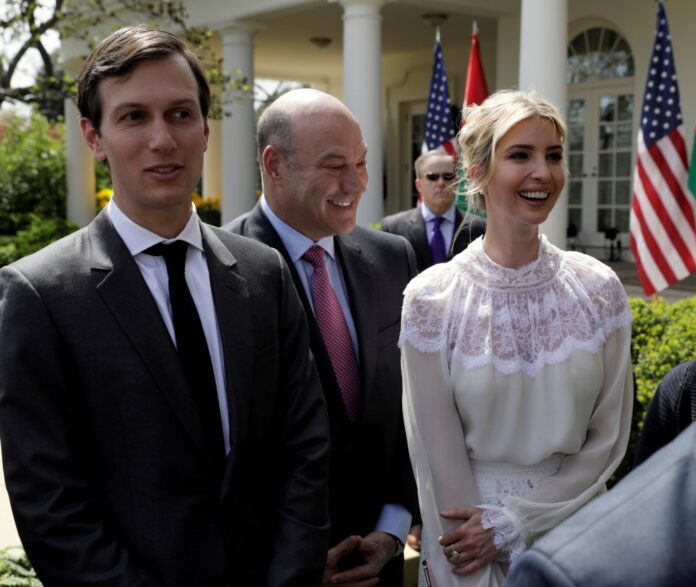 FILE PHOTO - Ivanka Trump and Jared Kushner at the White House in Washington