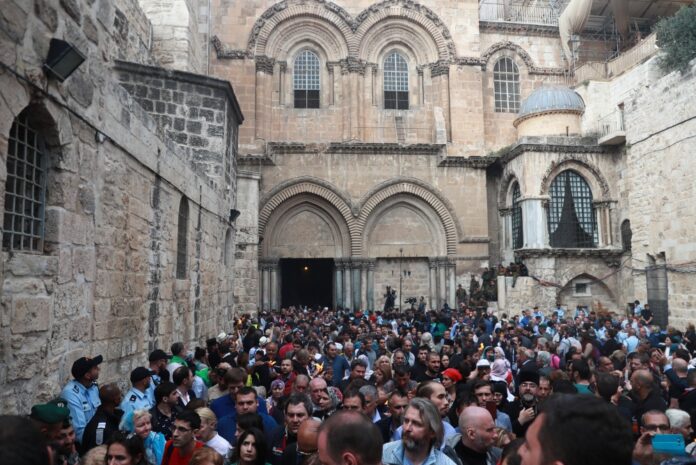 Holy Fire descends in Jerusalem, Israel ahead of Christian feast of Easter