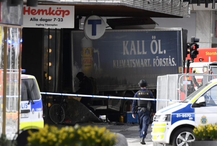 TOPSHOT-SWEDEN-TRUCK-CRASH