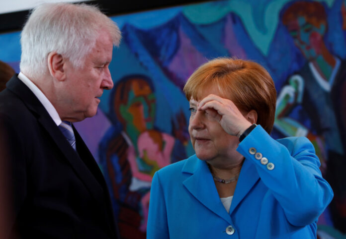German cabinet gathers for weekly meeting.
