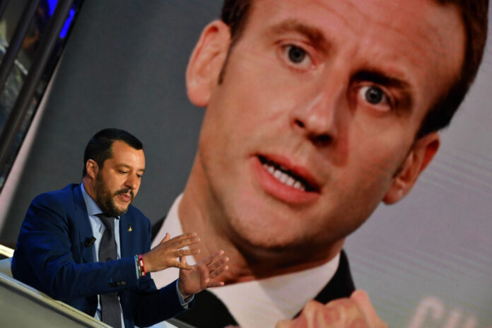ITALY-POLITICS-TV-RAI-SALVINI