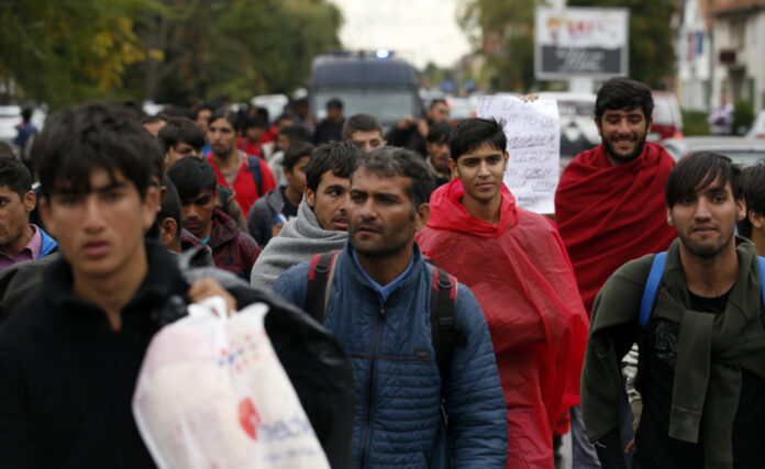 Serbia Migrant March