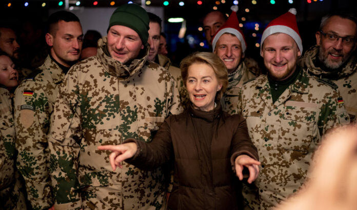 German Defence Minister Ursula von der Leyen visits Troops in Afghanistan