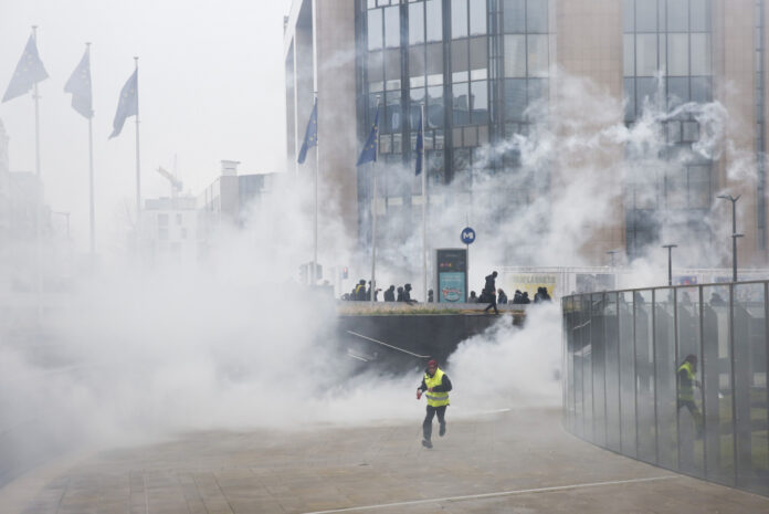 BELGIUM-BRUSSELS-ANTI-IMMIGRATION-RALLY-PROTEST