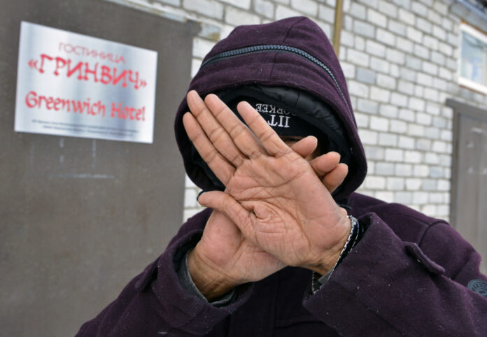 Middle East refugees on Russian-Finnish border