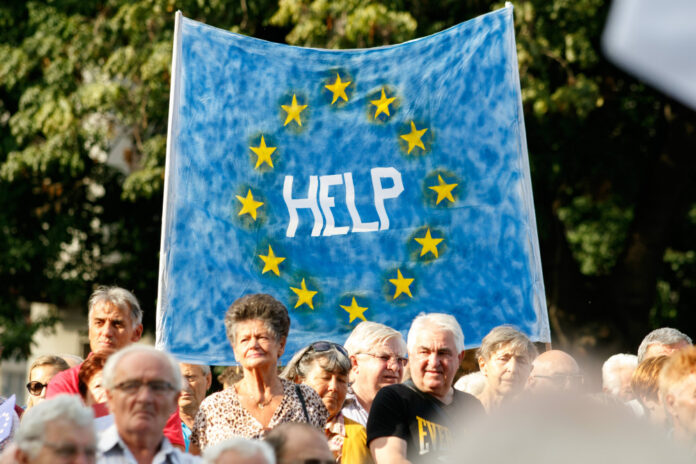 Protest against the government because of the Sargentini report in Budapest 2018 09 16 Fotó Vörös