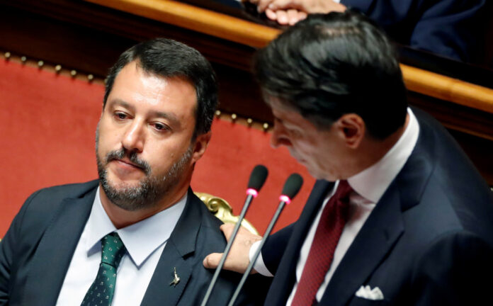 Matteo Salvini ja Giuseppe Conte