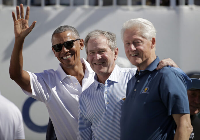 Barack Obama, George Bush, Bill Clinton