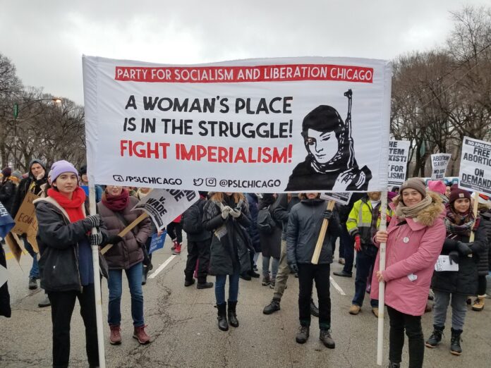 Leila Khaled Naiste marss Chicago