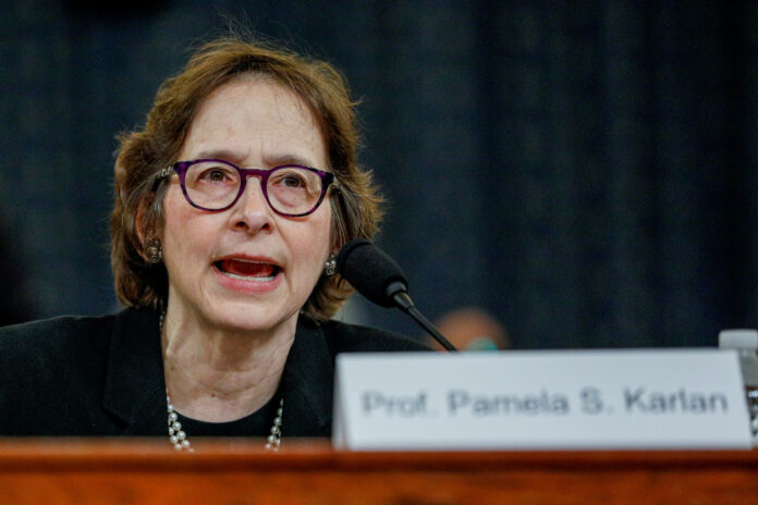 FILE PHOTO: Pamela Karlan, professor of Public Interest Law and co-director of the Supreme Court Litigation Clinic at Stanford Law School